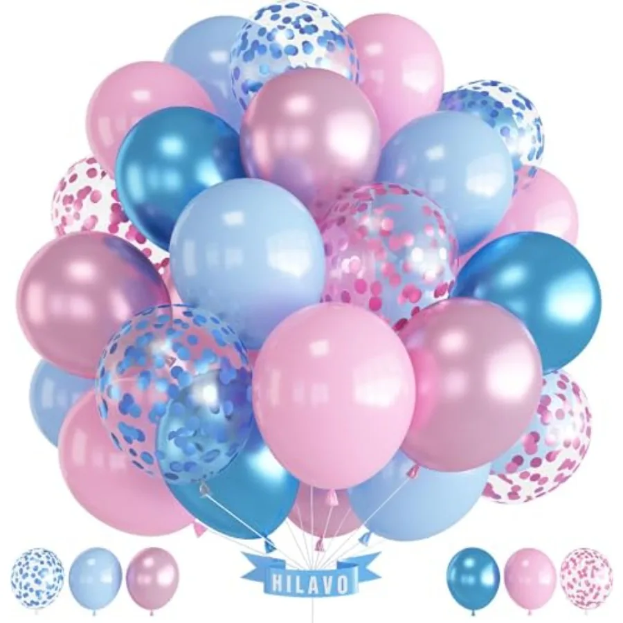 Balloons Pastel and Confetti Balloons Gender Reveal Boys or Girls Theme Metallic Light Latex Balloon Set for Bridal Shower Baby
Balloons Pastel and Confetti Balloons Gender Reveal Boys or Girls Theme Metallic Light Latex Balloon Set for Bridal Shower Baby