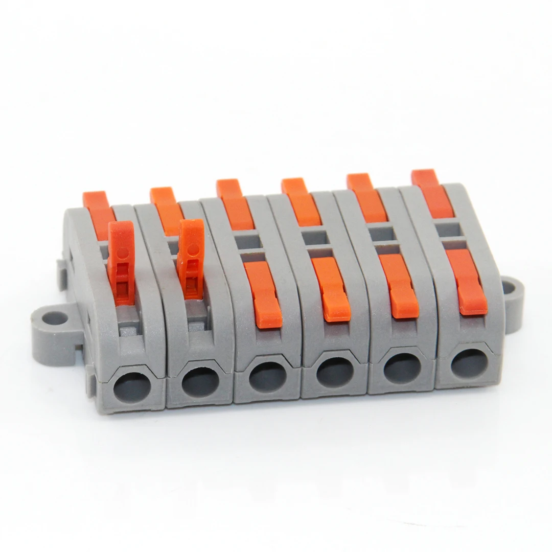 1/5 Pcs Universal Compact Conductor Mini Fast Wire Cable Connectors Push-in Spring Splicing Terminal Block 2-1M
1/5 Pcs Universal Compact Conductor Mini Fast Wire Cable Connectors Push-in Spring Splicing Terminal Block 2-1M