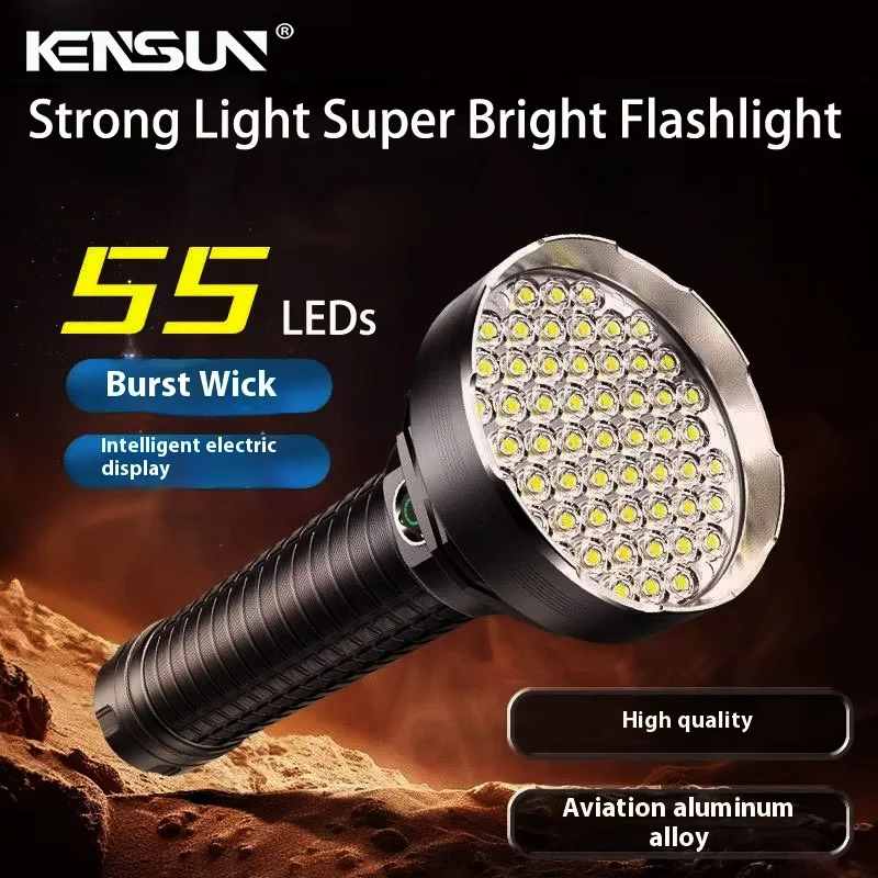 55LED супер яркий фонарь высокой мощности фонарик USB перезаряжаемый сильный свет фонарик водостойкая мощная лампа для кемпинга на открытом воздухе
55LED супер яркий фонарь высокой мощности фонарик USB перезаряжаемый сильный свет фонарик водостойкая мощная лампа для кемпинга на открытом воздухе