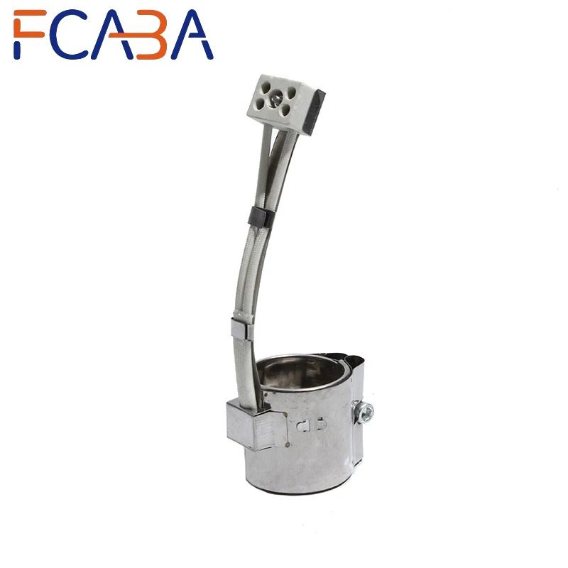 FCABA 45*55mm 220V 240W Stainless Steel Mica Band Heater Electric Industrail Heating Element for Plastic Injection Machine
FCABA 45*55mm 220V 240W Stainless Steel Mica Band Heater Electric Industrail Heating Element for Plastic Injection Machine