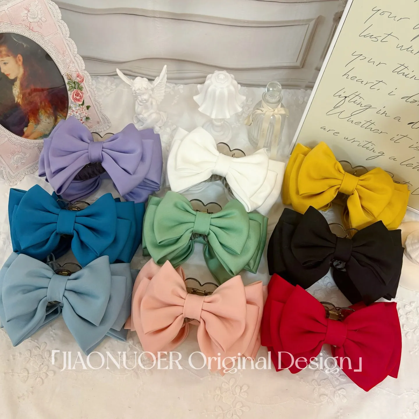 New oversized bowknot hairpin for girls grip hairpin for the back of the head shark clip hairpin pure color Hair Accessories
New oversized bowknot hairpin for girls grip hairpin for the back of the head shark clip hairpin pure color Hair Accessories