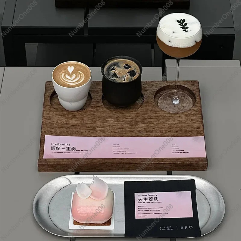 Creative 3-in-1 Coffee Tasting Flight Board, Wooden Serving Tray for Cold Brew, Espresso & Tea, Cafe Style Drink Sampler
Creative 3-in-1 Coffee Tasting Flight Board, Wooden Serving Tray for Cold Brew, Espresso & Tea, Cafe Style Drink Sampler