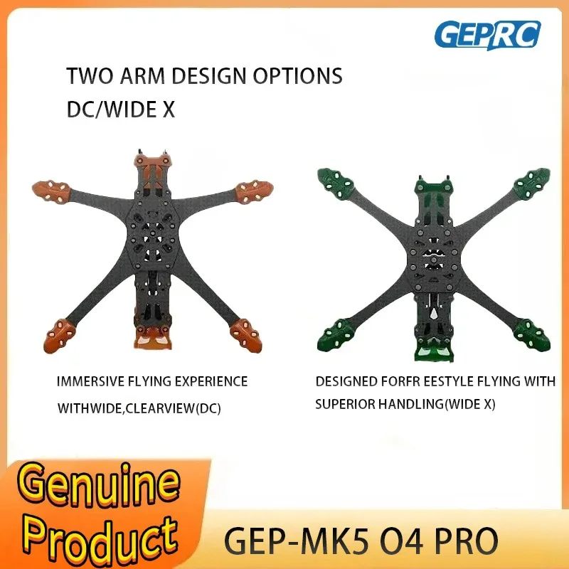 GEPRC GEP-MK5 O4 Pro DC Mark5 Wide X Frame 5-дюймовый дрон из углеродного волокна RC FPV Квадрокоптер Вертолет Запасные аксессуары Запчасти
GEPRC GEP-MK5 O4 Pro DC Mark5 Wide X Frame 5-дюймовый дрон из углеродного волокна RC FPV Квадрокоптер Вертолет Запасные аксессуары Запчасти