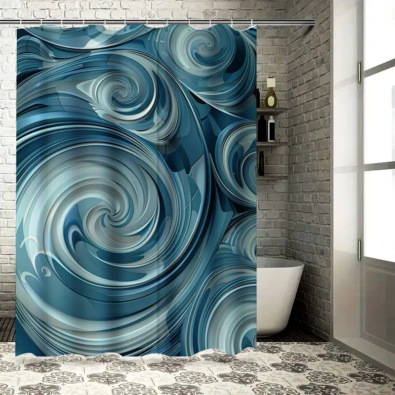 Занавеска для душа Swirling Blue Shimmer, современный водонепроницаемый декор для ванны с серебряными акцентами для украшения домашней ванной комнаты
Занавеска для душа Swirling Blue Shimmer, современный водонепроницаемый декор для ванны с серебряными акцентами для украшения домашней ванной комнаты