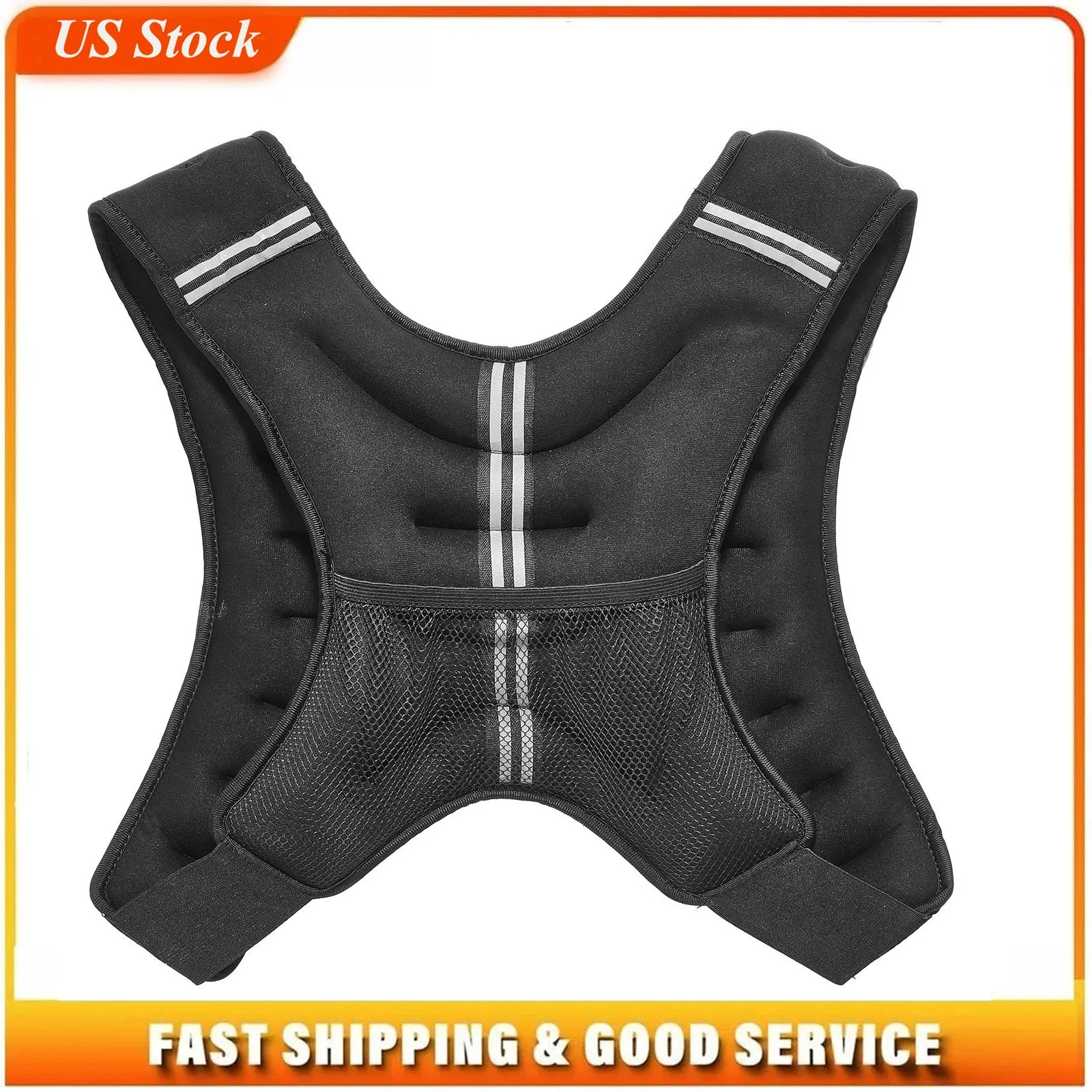 Weighted Vest, 20 lbs Weight Vest with Reflective Stripe, Adjustable Buckle Body Weight Vest for Men Women, Workout Equipment for Strength Training, Running, Jogging, Fitness, and Weight Loss
Weighted Vest, 20 lbs Weight Vest with Reflective Stripe, Adjustable Buckle Body Weight Vest for Men Women, Workout Equipment for Strength Training, Running, Jogging, Fitness, and Weight Loss