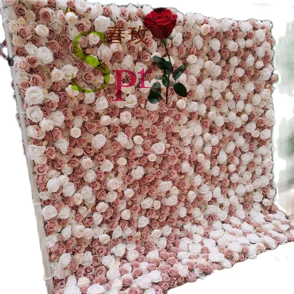 SPR Wholesale Rose Wall Luxury Wedding Stage Ceiling Decorative 3D Rolled Up Blush Pink Artificial Flower Panels
SPR Wholesale Rose Wall Luxury Wedding Stage Ceiling Decorative 3D Rolled Up Blush Pink Artificial Flower Panels