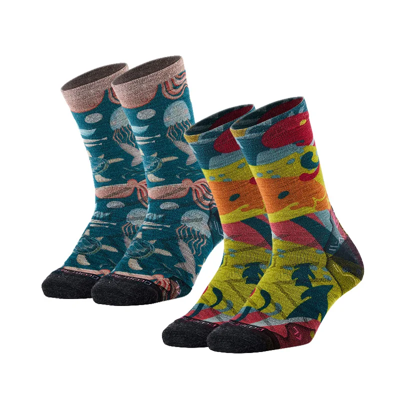 ZEALWOOD Merino Wool Socks Men's Women's Ultra-Light Breathable Lifestyle Pattern Socks Running Golf Cycling Tennis 2 Pairs
ZEALWOOD Merino Wool Socks Men's Women's Ultra-Light Breathable Lifestyle Pattern Socks Running Golf Cycling Tennis 2 Pairs