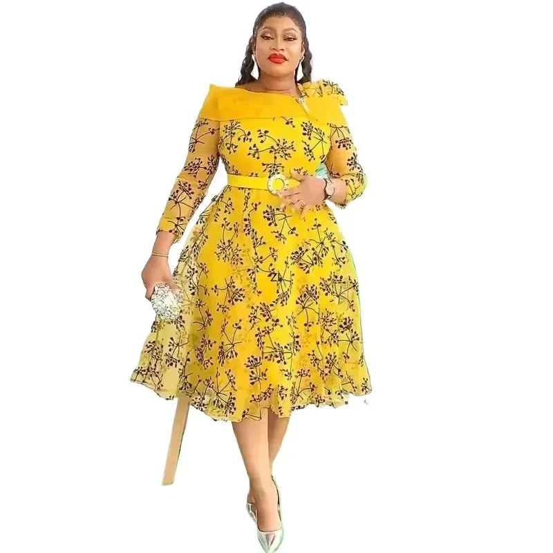 African Dress For Women Plus Size Fashion Dashiki Pleated Vestidos 2025 Spring Summer New Robe Elegant Africa Party Midi Dress
African Dress For Women Plus Size Fashion Dashiki Pleated Vestidos 2025 Spring Summer New Robe Elegant Africa Party Midi Dress