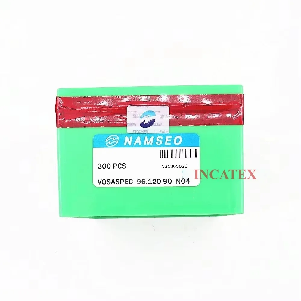 300 Pcs Genuine Korea NAMSEO Knitting Needle VOSASPEC 96.120-90 N04 For SHIMA SEIKI Chinese Knitting Machine
300 Pcs Genuine Korea NAMSEO Knitting Needle VOSASPEC 96.120-90 N04 For SHIMA SEIKI Chinese Knitting Machine