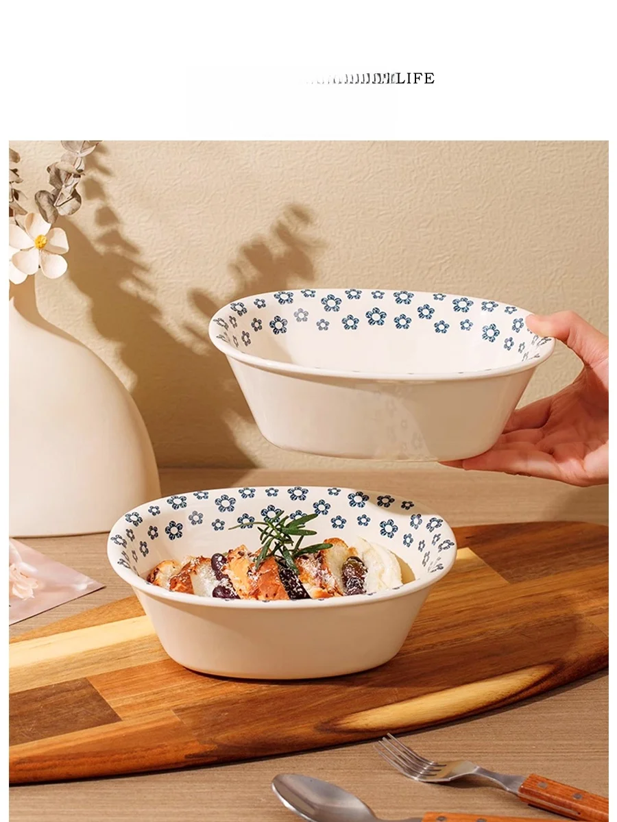 Tlife Chudo Japanese Sle Retro Cerc Bowl Fruit Yogurt Dert Bowl Dining Utensils Household Floral Pattern Noodle Bowl
Tlife Chudo Japanese Sle Retro Cerc Bowl Fruit Yogurt Dert Bowl Dining Utensils Household Floral Pattern Noodle Bowl