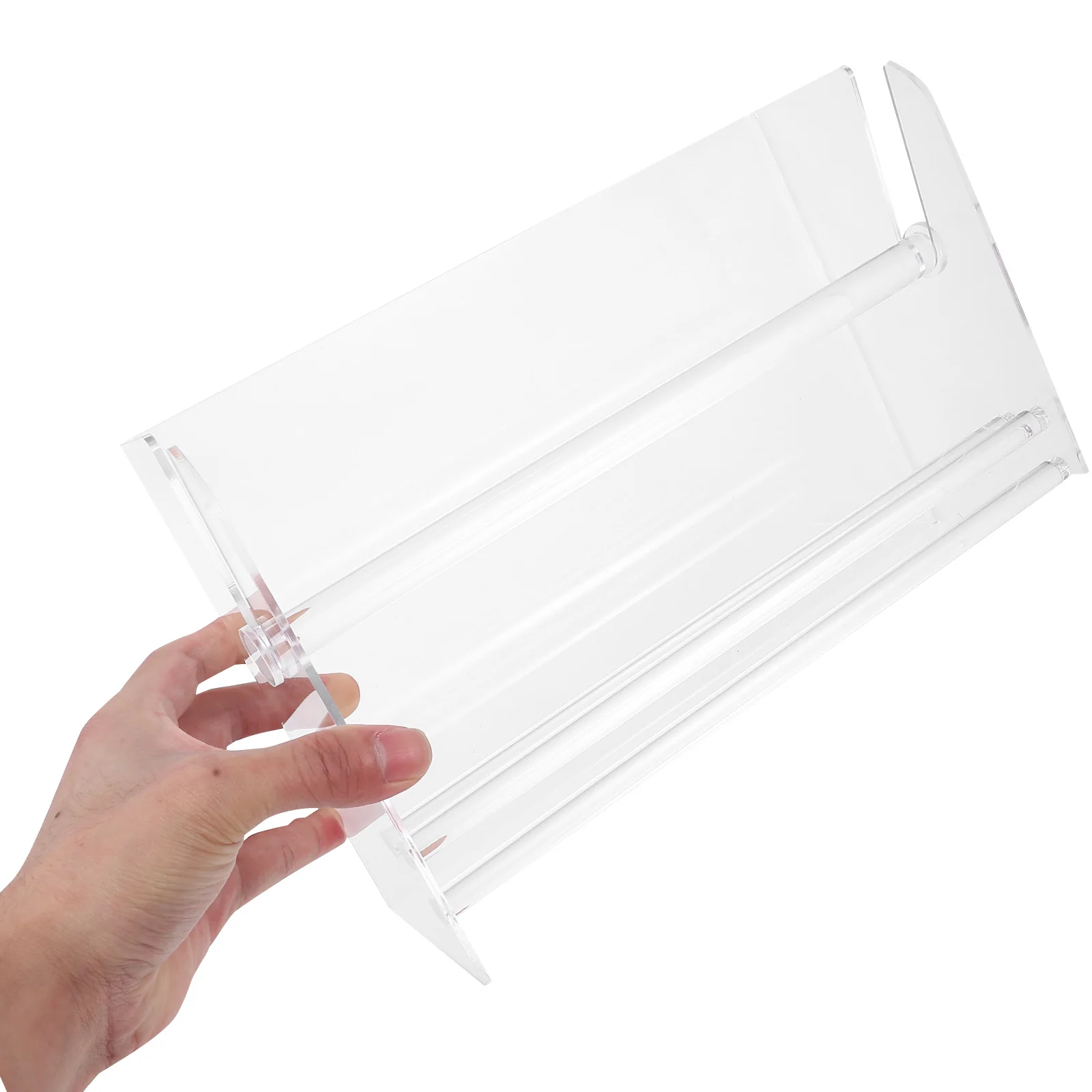 Sticker Dispenser Clear Acrylic Tape Organizer Adjustable Label Stand Roll Holder Rack Storage Paper Towel Holder 
Sticker Dispenser Clear Acrylic Tape Organizer Adjustable Label Stand Roll Holder Rack Storage Paper Towel Holder