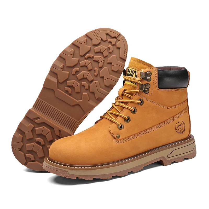 Outdoor Leather Mens Slip on Boots Platform Shoes Luxury Brand Men Winter Plush Snow Boots Fashion All-match Men Motocross Boots
Outdoor Leather Mens Slip on Boots Platform Shoes Luxury Brand Men Winter Plush Snow Boots Fashion All-match Men Motocross Boots