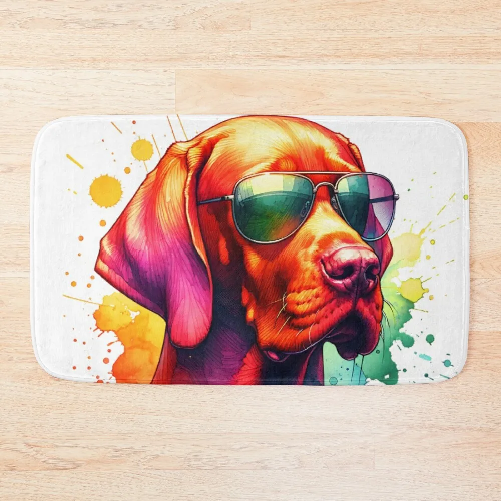 Watercolor Viszla Wearing Sunglasses Bath Mat Living Room Rugs Bathroom Shower Curtain Mat
Watercolor Viszla Wearing Sunglasses Bath Mat Living Room Rugs Bathroom Shower Curtain Mat