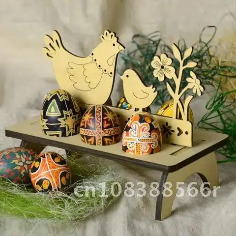 Wooden Easter Egg Shelves Rabbit Pattern 1Pc Happy Easter Decoration Wooden Egg Rack Holder For Home Party Ornament Egg Stand
Wooden Easter Egg Shelves Rabbit Pattern 1Pc Happy Easter Decoration Wooden Egg Rack Holder For Home Party Ornament Egg Stand