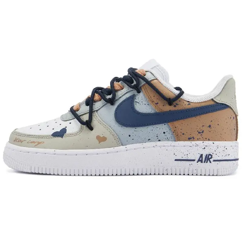 【Customize】Nike Air Force 1 Skateboarding Shoes Men Low-top Khaki/Blue Sneakers shoes CW2288-111
【Customize】Nike Air Force 1 Skateboarding Shoes Men Low-top Khaki/Blue Sneakers shoes CW2288-111