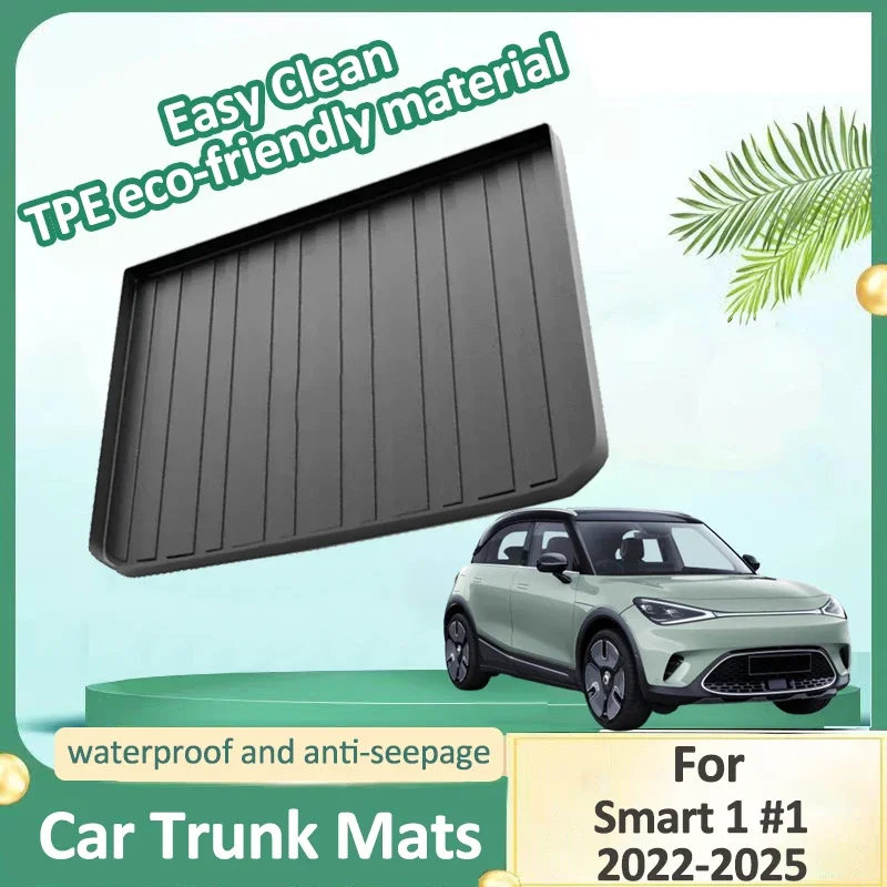 TPE Car Trunk Mat For Smart #1 Smart 1 Accessories 2022 2023 2024 2025 Trunk Carpet Cargo Liner Boot Storage Pad Car Accessories
TPE Car Trunk Mat For Smart #1 Smart 1 Accessories 2022 2023 2024 2025 Trunk Carpet Cargo Liner Boot Storage Pad Car Accessories