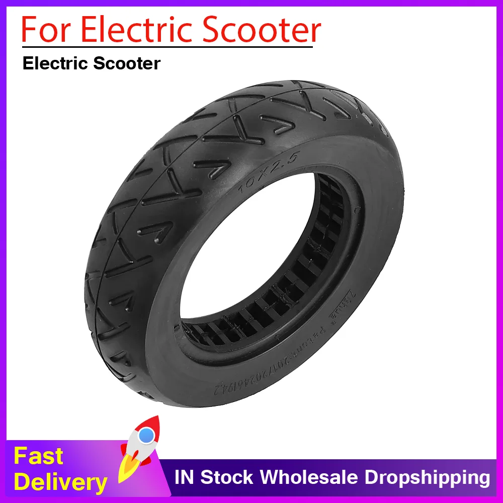 E-Scooter 10x2.50 Durable Thickened Rubber Flatproof Spare Tyre for Electric Scooter Accessories Parts Non-Pneumatic Solid Tire
E-Scooter 10x2.50 Durable Thickened Rubber Flatproof Spare Tyre for Electric Scooter Accessories Parts Non-Pneumatic Solid Tire