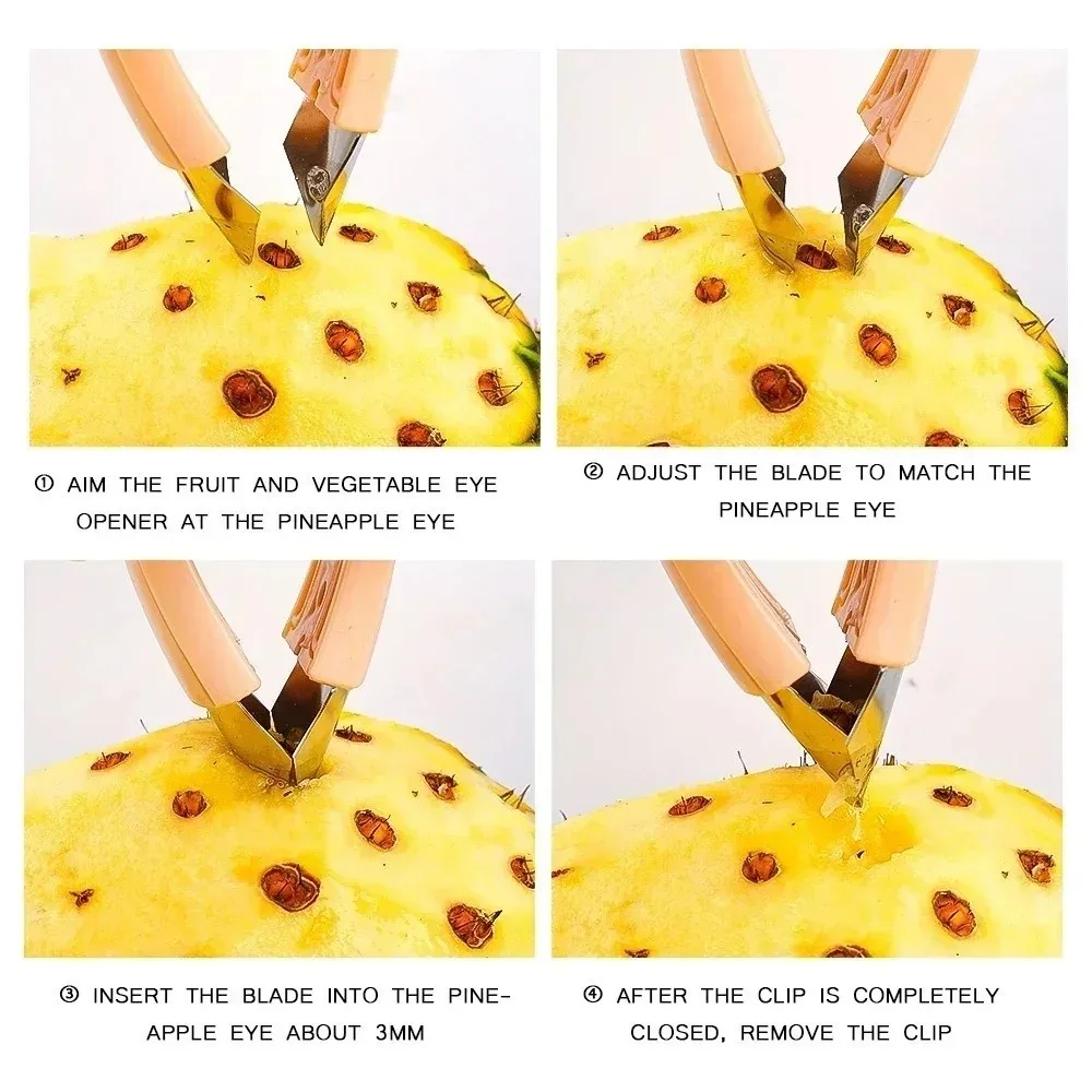 Multi-functional Pineapple Corer Pliers Stainless Steel Portable Strawberry Seed Remover Durable Easy to Use
Multi-functional Pineapple Corer Pliers Stainless Steel Portable Strawberry Seed Remover Durable Easy to Use