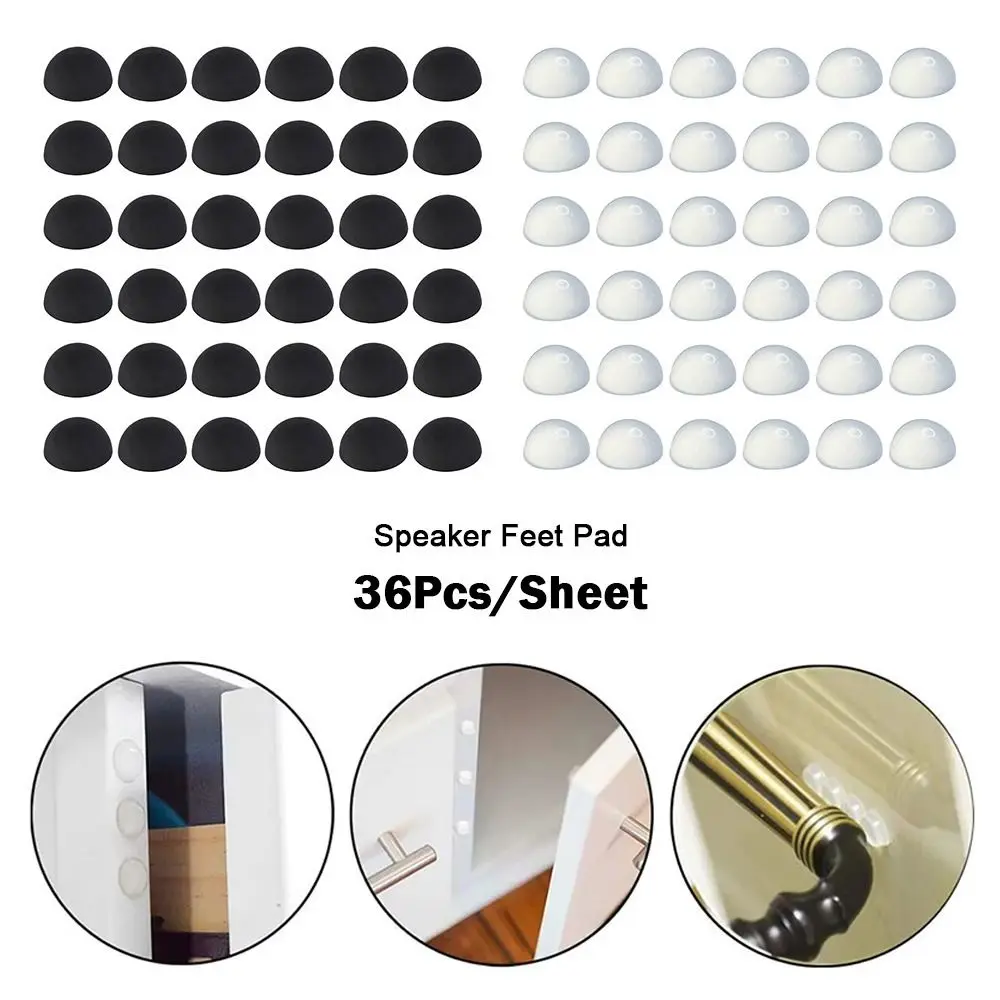 36Pcs/Sheet 16*8mm Speaker Feet Pad Hemisphere Shock Absorber Audio Amplifier Anti Vibration Pad Anti Slip Buffer Silicone
36Pcs/Sheet 16*8mm Speaker Feet Pad Hemisphere Shock Absorber Audio Amplifier Anti Vibration Pad Anti Slip Buffer Silicone