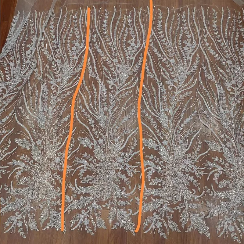 1yard Nail bead sequin embroidery tela Fashion Design Wedding Dress fabrics for clothing luxury Gauze Fabric
1yard Nail bead sequin embroidery tela Fashion Design Wedding Dress fabrics for clothing luxury Gauze Fabric