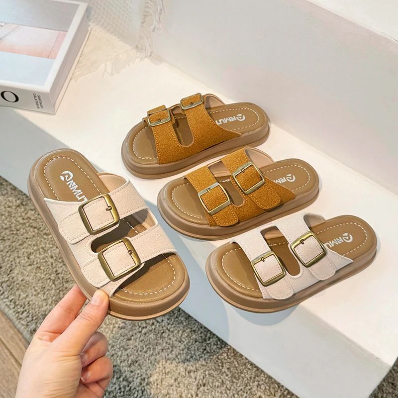 2025 Kids Beach Shoes Outdoors Fashion Style Summer New Boys Girls Slippers Non-slip Sof Sole Children Sandals Buckle Decoration
2025 Kids Beach Shoes Outdoors Fashion Style Summer New Boys Girls Slippers Non-slip Sof Sole Children Sandals Buckle Decoration