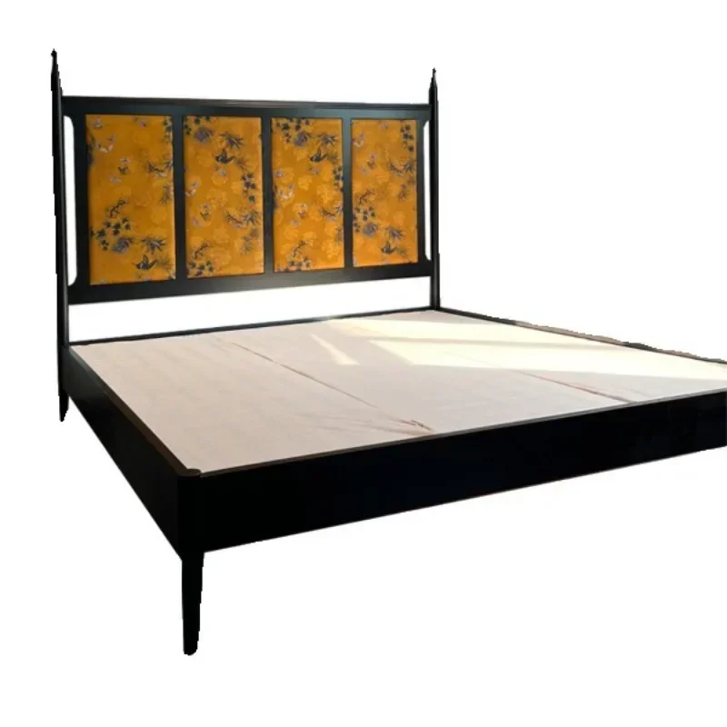 American retro solid wood bed French country master bedroom double wedding bed antique fragrant cloud yarn
American retro solid wood bed French country master bedroom double wedding bed antique fragrant cloud yarn