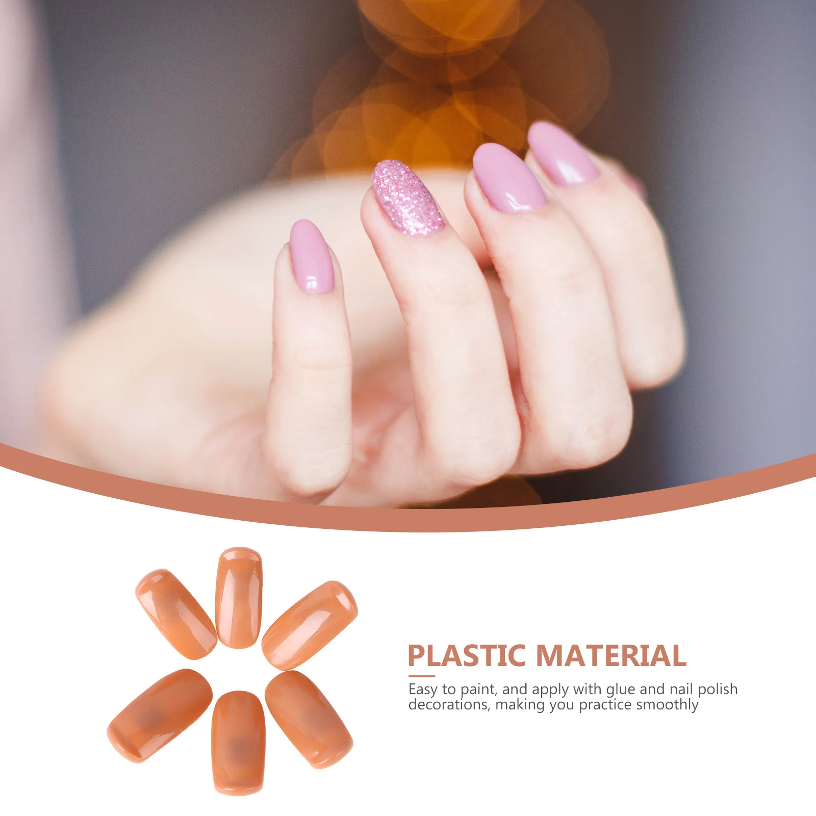 200Pcs Practice Nail Tips Premium Artificial Nail Art for Beginner Manicure Training False Nails Practice Hand
200Pcs Practice Nail Tips Premium Artificial Nail Art for Beginner Manicure Training False Nails Practice Hand