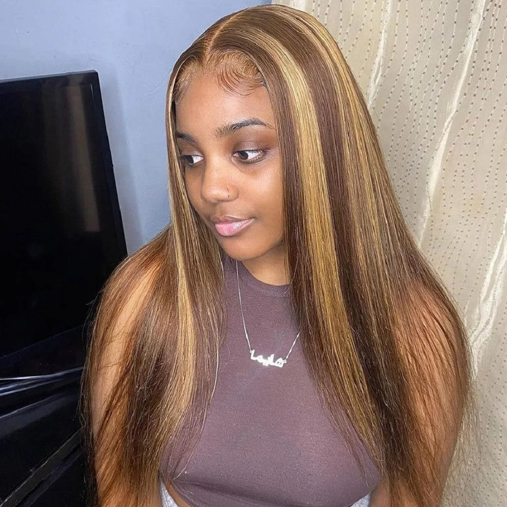 13x6 Highlight Straight Human Hair 100% hd Lace Frontal Wig pre plucked For Women Choice Brazilian Cheap Wigs on clearance sale
13x6 Highlight Straight Human Hair 100% hd Lace Frontal Wig pre plucked For Women Choice Brazilian Cheap Wigs on clearance sale