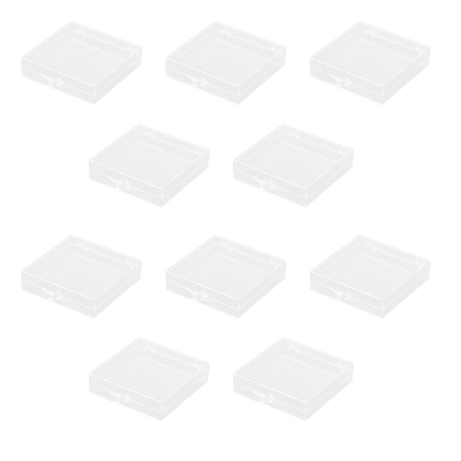 10 Pcs Fake Nail Storage Box Transparent Display Tray Organizer Container High Transparency Nail Supplies Suitable For Salon
10 Pcs Fake Nail Storage Box Transparent Display Tray Organizer Container High Transparency Nail Supplies Suitable For Salon