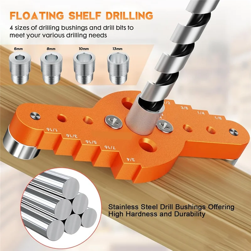 A02F-Dowel Clamp Kit Forfloating Shelf Brackets Fordrilling Straight Holes Formounting Brackets
A02F-Dowel Clamp Kit Forfloating Shelf Brackets Fordrilling Straight Holes Formounting Brackets