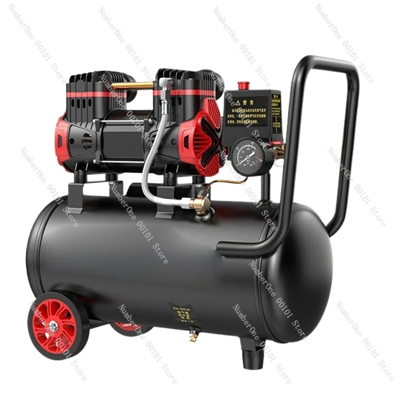 Бесшумный воздушный компрессор 1100 Вт/1500 Вт 15 л/30 л для домашнего ремонта автомобилей, накачивание шин, распыление краски, портативный воздушный насос 
Бесшумный воздушный компрессор 1100 Вт/1500 Вт 15 л/30 л для домашнего ремонта автомобилей, накачивание шин, распыление краски, портативный воздушный насос