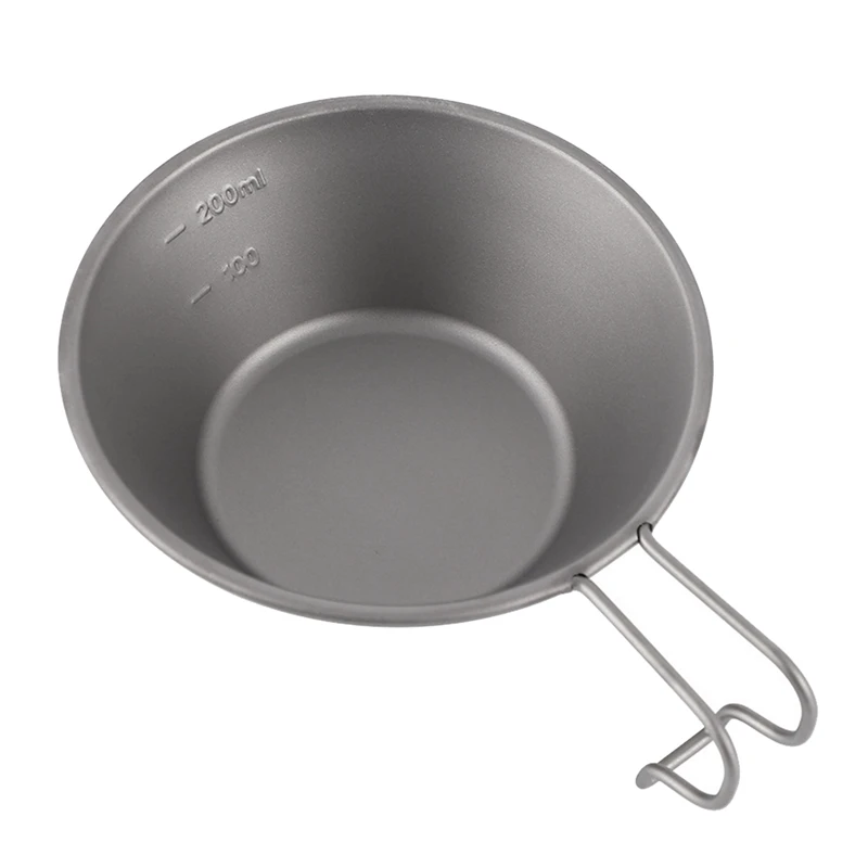 1 Piece Titanium Bowl With Handle Cookware Portable Bowl Tableware For Camping Hiking Backpacking Picnic
1 Piece Titanium Bowl With Handle Cookware Portable Bowl Tableware For Camping Hiking Backpacking Picnic