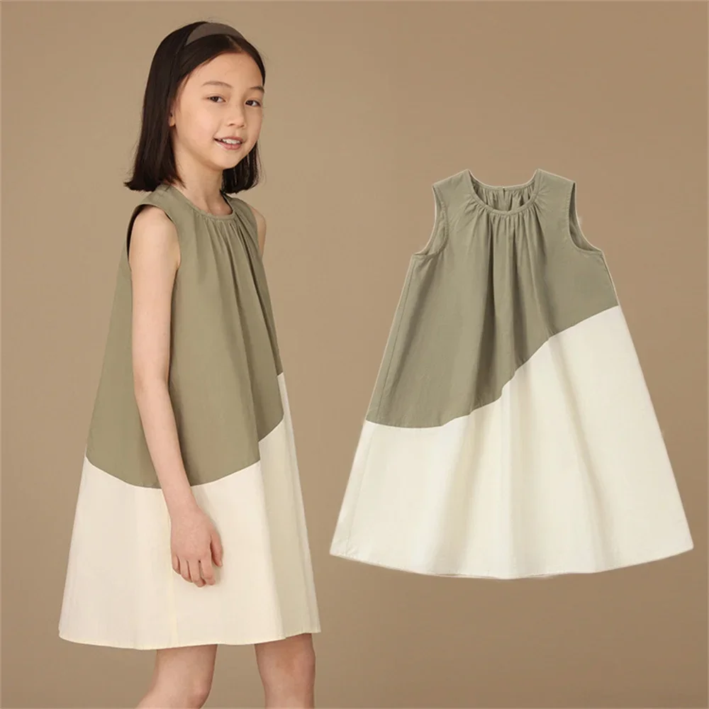 Summer New Clothes Beach Baby Sleeveless Cotton and Stitching Floral Doll Dress Children'S Temperament Princess Girls' Dress
Summer New Clothes Beach Baby Sleeveless Cotton and Stitching Floral Doll Dress Children'S Temperament Princess Girls' Dress