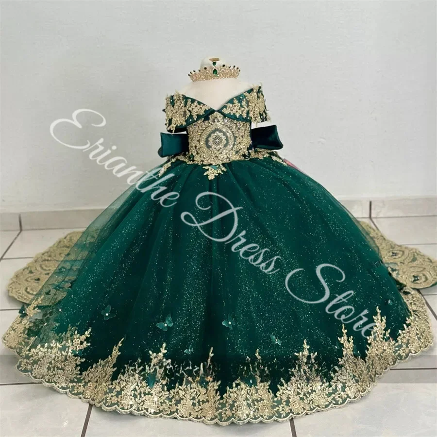 Luxurious Flower Girl Dress For Wedding Beading Applique Tulle Puffy Customized Child First Eucharistic Birthday Party Dress
Luxurious Flower Girl Dress For Wedding Beading Applique Tulle Puffy Customized Child First Eucharistic Birthday Party Dress