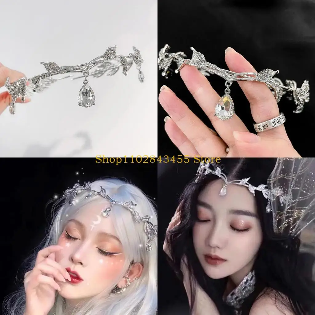 49MC Elegant Leaves Shape Hairband Baroque Style Headband for Girls Model Fashion Show Performance Wedding Party Jewelry
49MC Elegant Leaves Shape Hairband Baroque Style Headband for Girls Model Fashion Show Performance Wedding Party Jewelry