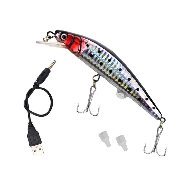 Rechargeable Crankbait Baits Trolling Fishing Lures Floating Swimbait Wobbler Hard Baits for Trouts Freshwater Saltwater
Rechargeable Crankbait Baits Trolling Fishing Lures Floating Swimbait Wobbler Hard Baits for Trouts Freshwater Saltwater