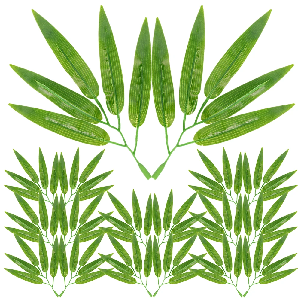 30 Pcs Artificial Bamboo Leaves Decoration Realistic Faux Leaf Stems for Home Garden Party Craft Reusable Green
30 Pcs Artificial Bamboo Leaves Decoration Realistic Faux Leaf Stems for Home Garden Party Craft Reusable Green