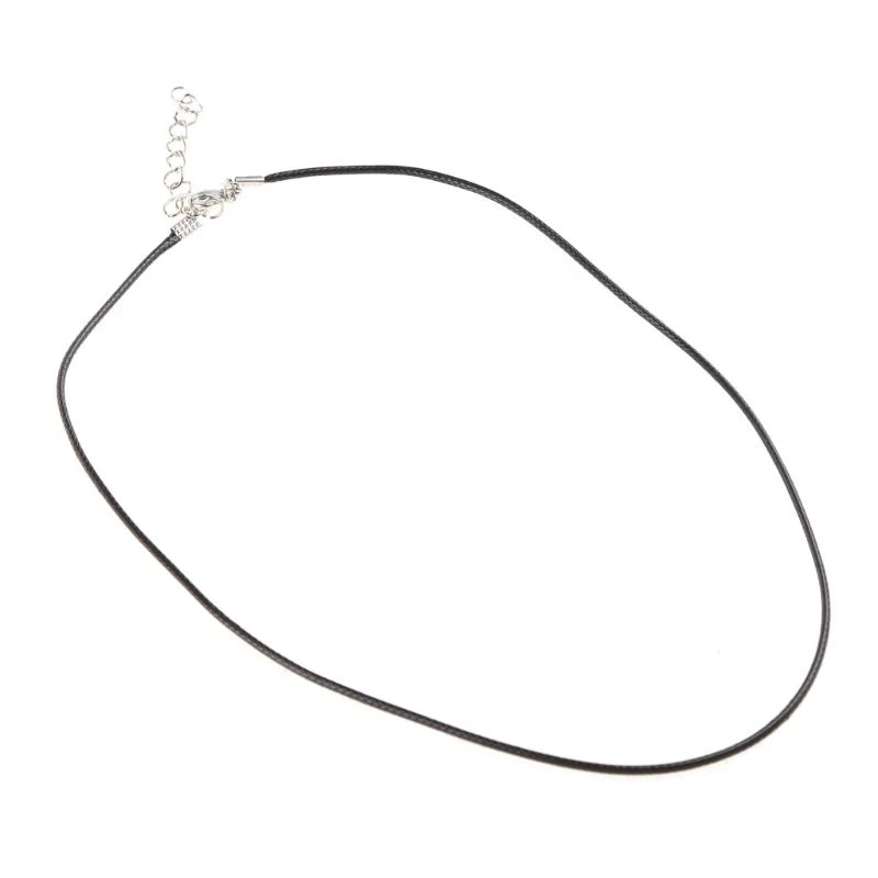 E56A Lightweight Black Necklace Rope Cord Rubber with Lobster Clasp Convenient to Wear 18'' Clasp Chain DIY Jewelry Making
E56A Lightweight Black Necklace Rope Cord Rubber with Lobster Clasp Convenient to Wear 18'' Clasp Chain DIY Jewelry Making