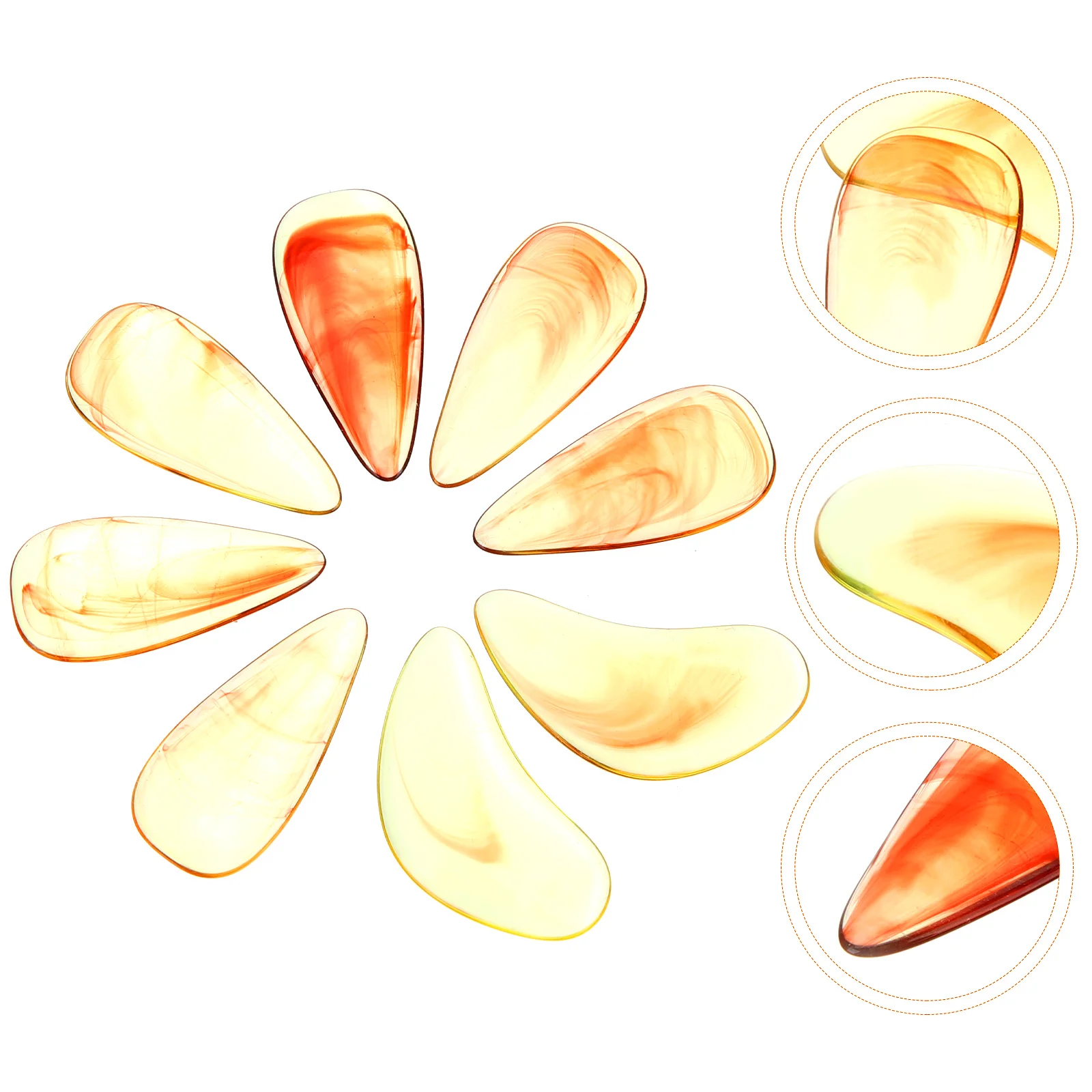8 Pcs Guzheng Nails Fingertip Protectors Musical Instrument Plastic for Fingers
8 Pcs Guzheng Nails Fingertip Protectors Musical Instrument Plastic for Fingers