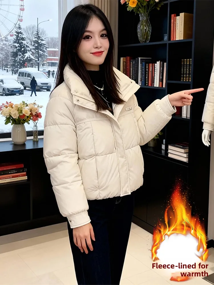 Женская утепленная хлопковая куртка с круглым вырезом, на молнии, ветрозащитная, зимняя верхняя одежда, для повседневной носки, простой стиль
Женская утепленная хлопковая куртка с круглым вырезом, на молнии, ветрозащитная, зимняя верхняя одежда, для повседневной носки, простой стиль