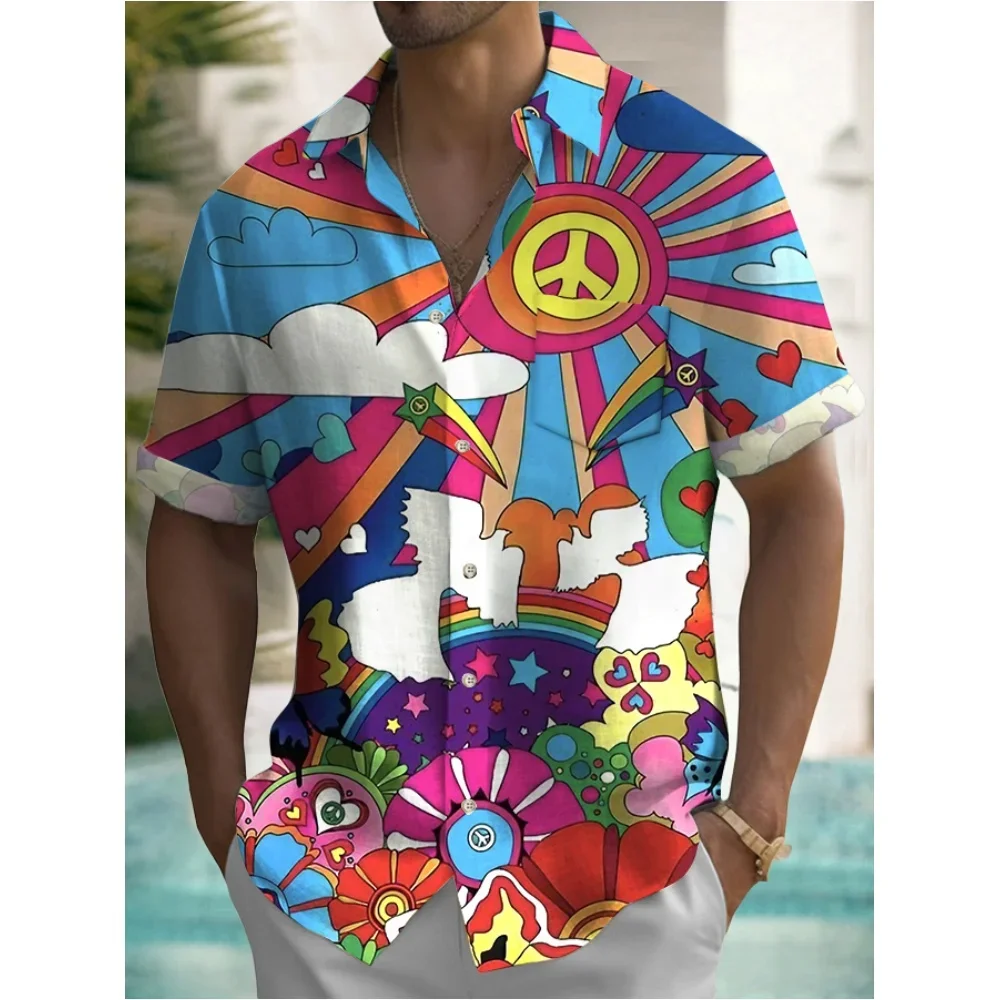 2025 New Custom Men's Hawaiian Beach Shirt Summer Casual Fashion Short-sleeved Shirt for Men Loose Breathable Shirt
2025 New Custom Men's Hawaiian Beach Shirt Summer Casual Fashion Short-sleeved Shirt for Men Loose Breathable Shirt