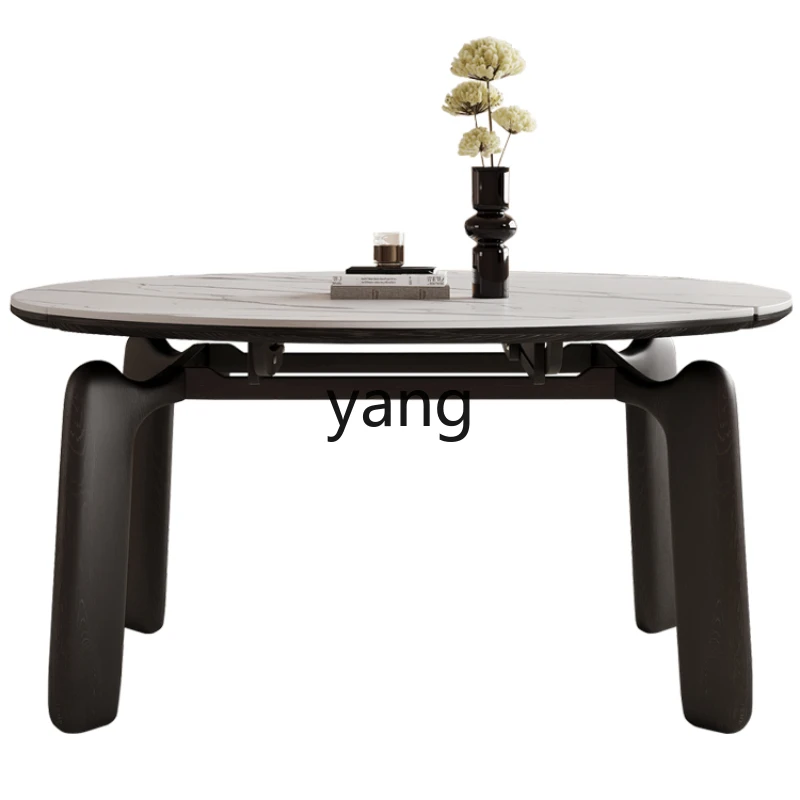 Yjq Chinese Style Folding Solid Wood Dining Table and Chair Cream Retro Black Retractable Variable round Table
Yjq Chinese Style Folding Solid Wood Dining Table and Chair Cream Retro Black Retractable Variable round Table