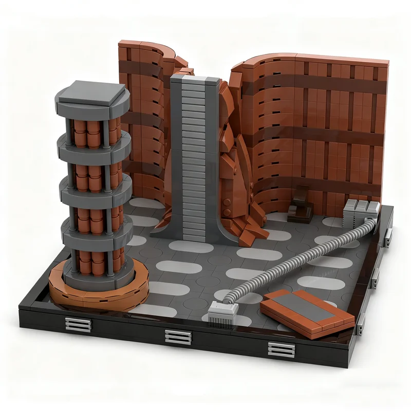 686PCS MOC Space Battle Duel On Desert Arena Diorama Model Custom Building Blocks DIY Creative Ideas Assembly Display Gift Set
686PCS MOC Space Battle Duel On Desert Arena Diorama Model Custom Building Blocks DIY Creative Ideas Assembly Display Gift Set