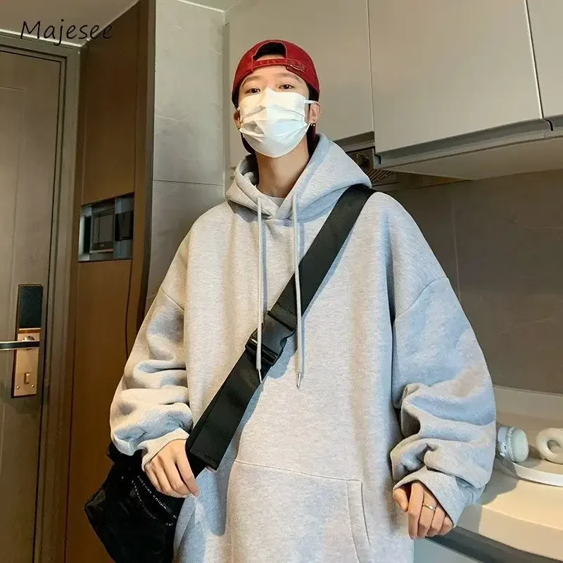 Hoodies Men All-match Casual Loose Simple Spring Autumn Daily Front Pocket Streetwear American Style Retro Male Fashion Couple
Hoodies Men All-match Casual Loose Simple Spring Autumn Daily Front Pocket Streetwear American Style Retro Male Fashion Couple