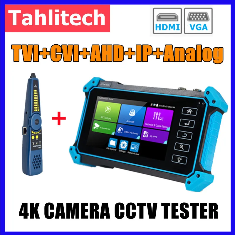 CCTV-tester-monitor IPC camera tester poe 8MP AHD TVI CVI SDI cable tracer RJ45 cable TDR test Rapid ONVIF cctv tester tool
CCTV-tester-monitor IPC camera tester poe 8MP AHD TVI CVI SDI cable tracer RJ45 cable TDR test Rapid ONVIF cctv tester tool
