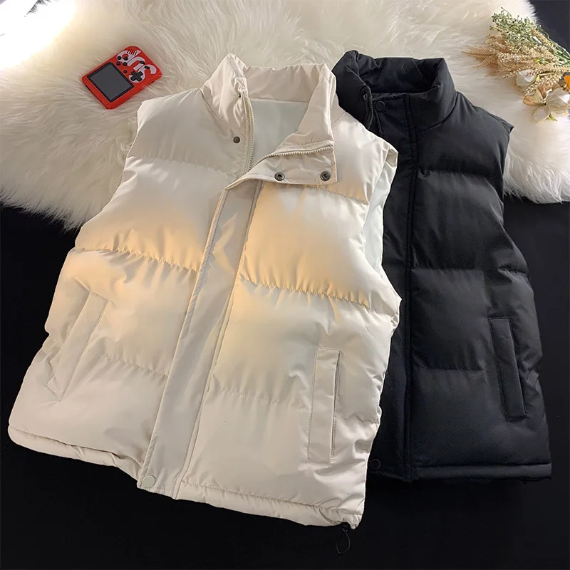 Korean Style Autumn and Winter Men'S Waistcoat Large Size Tide Brand Down Cotton Vest Sleeveless Jacket Boy Trend 2023 B45
Korean Style Autumn and Winter Men'S Waistcoat Large Size Tide Brand Down Cotton Vest Sleeveless Jacket Boy Trend 2023 B45