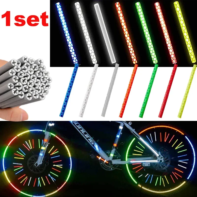 1Set Bicycle Reflective Lights Stripe Popular Cycling Wheel Rim Spoke Clip Tube Safety Warning Light Reflector Tape Accessories
1Set Bicycle Reflective Lights Stripe Popular Cycling Wheel Rim Spoke Clip Tube Safety Warning Light Reflector Tape Accessories