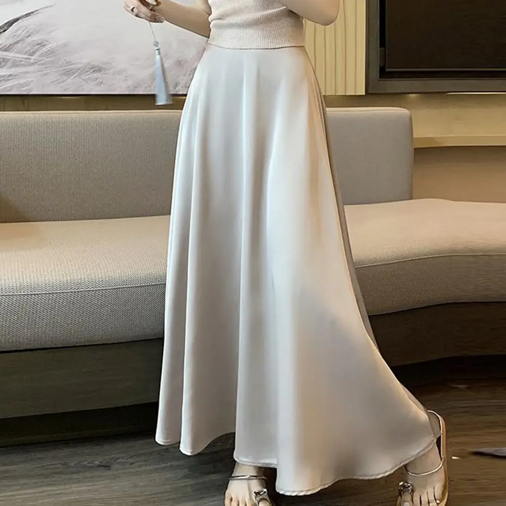 Office Skirt Elegant High-waisted Satin-like Fishtail Skirt for Women Solid Color Maxi Skirt for Office Work Wear Fishtail
Office Skirt Elegant High-waisted Satin-like Fishtail Skirt for Women Solid Color Maxi Skirt for Office Work Wear Fishtail