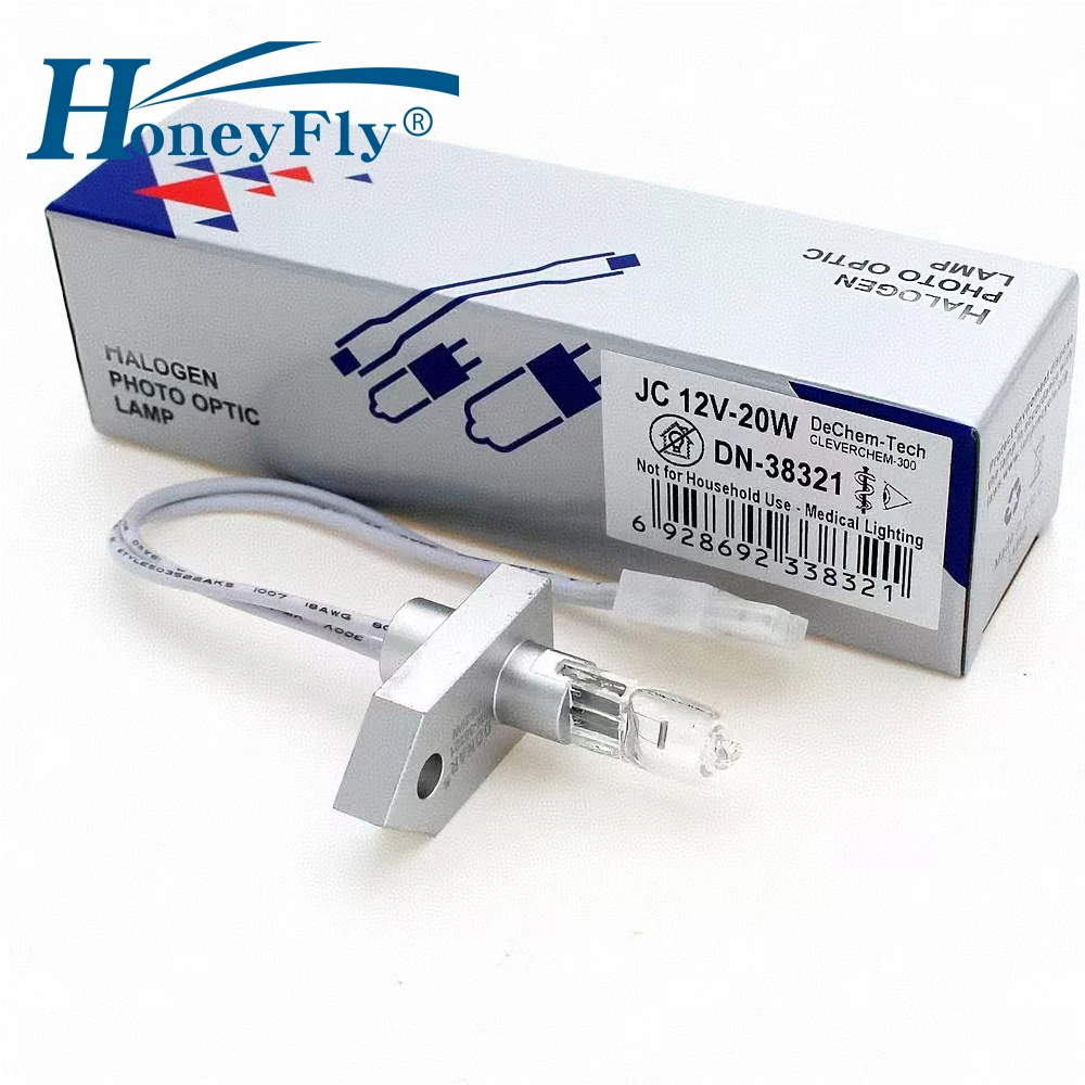 HoneyFly Chemistry Analyzer Bulb 12V 20W Halogen Lamp Bulb for Dechem-Tech CLEVERCHEM Water Quality Analyzer P3140000350
HoneyFly Chemistry Analyzer Bulb 12V 20W Halogen Lamp Bulb for Dechem-Tech CLEVERCHEM Water Quality Analyzer P3140000350
