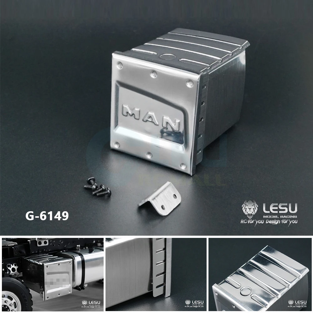 LESU G-6149 1/14 модель грузовика, игрушка, детали выхлопной системы из нержавеющей стали, универсальный тяговый грузовик Tamiya, модификация обновления грязевого грузовика
LESU G-6149 1/14 модель грузовика, игрушка, детали выхлопной системы из нержавеющей стали, универсальный тяговый грузовик Tamiya, модификация обновления грязевого грузовика